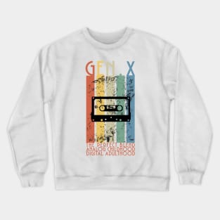 Generation X with cassette Crewneck Sweatshirt